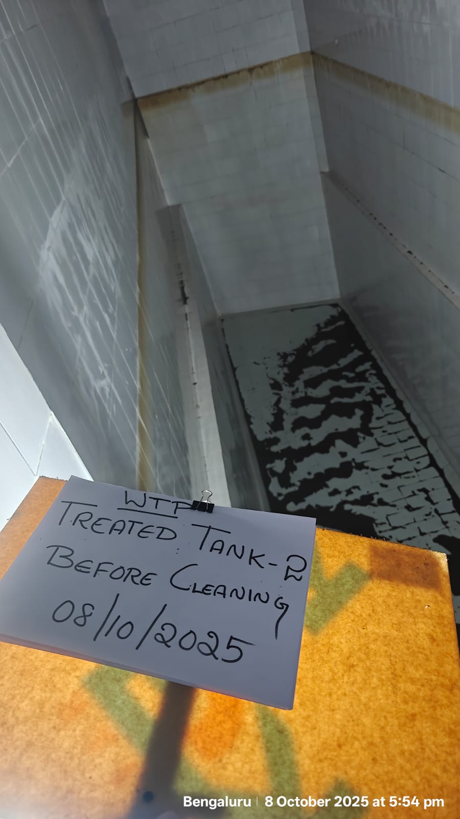 Sump & Tank - Before